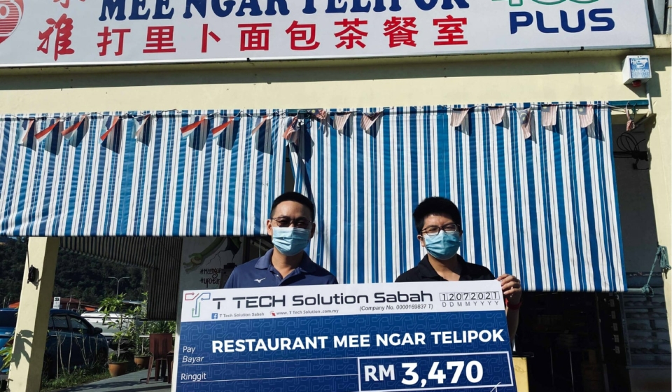 Restaurant-Mee-Ngar-Telipok-for-applying-Government-Digitalization-Grant-and-claimed-successfully